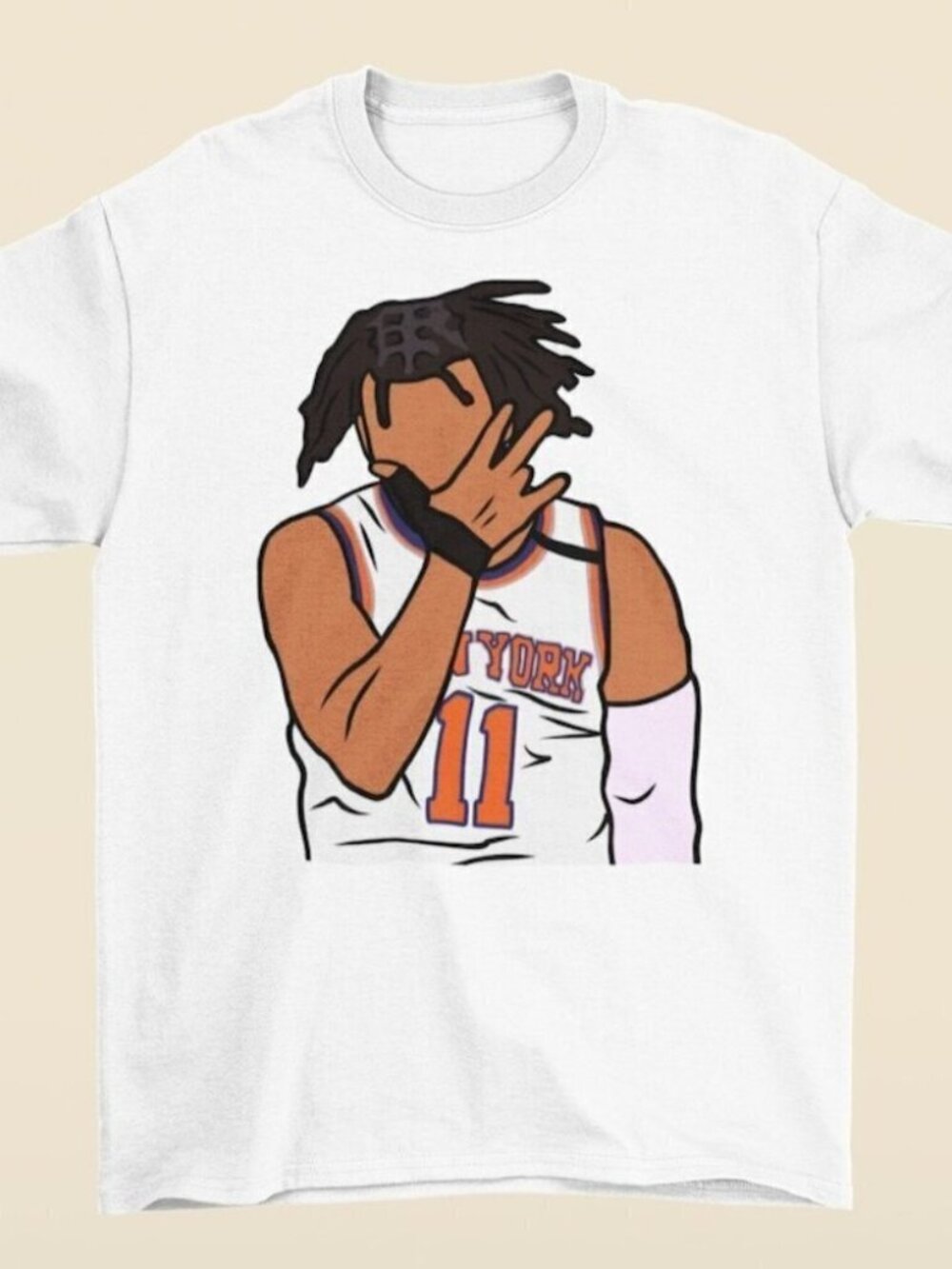 Jalen Brunson NY Knicks Basketball 3 Point Celebration Sports Fan T-Shirt